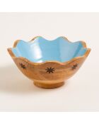 Bol bleu naturel - 25 x 25 x 11 cm