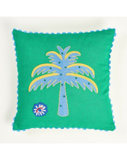 Cojín verde Ghuni - 50 x 50 cm
