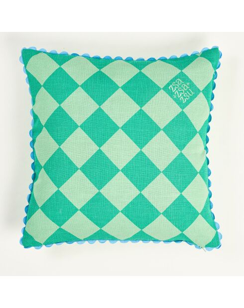 Cojín verde Ghuni - 50 x 50 cm
