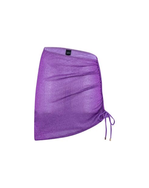 Jupette violette paillettes