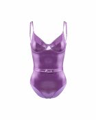 Bañador de una pieza con montura lila Orchidea