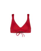 Top de punto rojo Moulin de corte completo sin concha