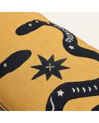 Coussin en coton Fantastico jaune - 30 x 55 cm