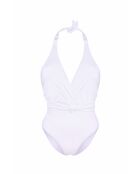 Costume da bagno intero bianco Escale Feline