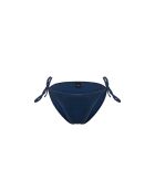 Accattivanti slip bikini in spugna blu scuro