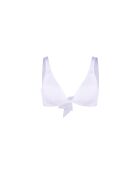 Witte triangelbikinitop voor katten