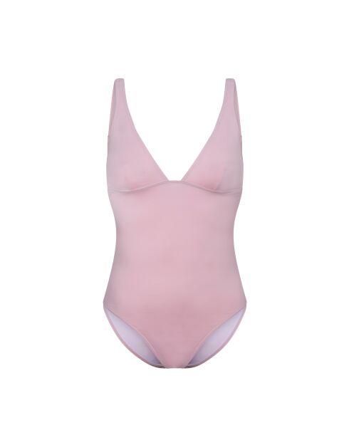 Maillot de bain une pièce Mon refuge L'amour rose