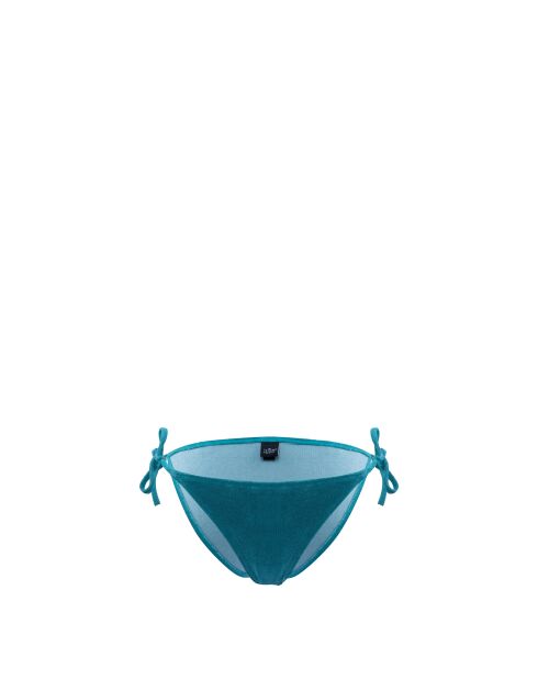 Encantadora braguita de bikini de esponja azul