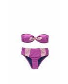 Zweiteiliger Bandeau-Badeanzug von Back to Buzios, lila