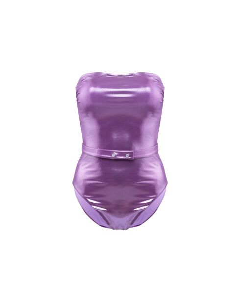 Maillot de bain une pièce bandeau orchidée