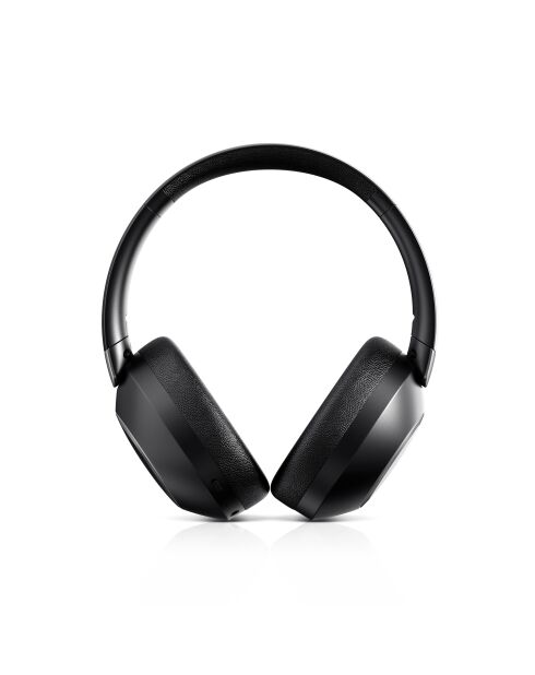 Zwarte Bluetooth-hoofdtelefoon met ruisonderdrukking