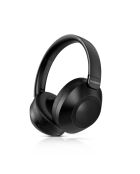 Zwarte Bluetooth-hoofdtelefoon met ruisonderdrukking