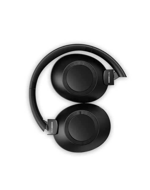 Zwarte Bluetooth-hoofdtelefoon met ruisonderdrukking