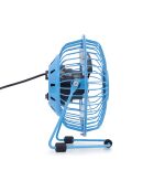4-inch blauwe metalen tafelventilator