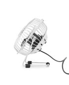 Metalen witte tafelventilator van 4 inch