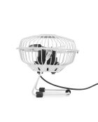 Metalen witte tafelventilator van 4 inch