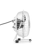 Metalen witte tafelventilator van 4 inch