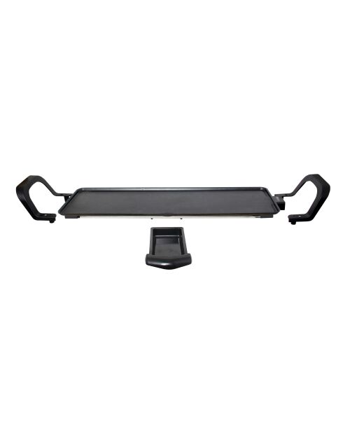 Piastra elettrica XXL con rivestimento antiaderente nero