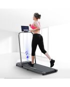 Tapis de marche pliable électrique noir