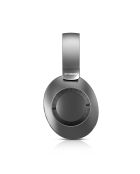 Grijze Bluetooth-hoofdtelefoon met ruisonderdrukking