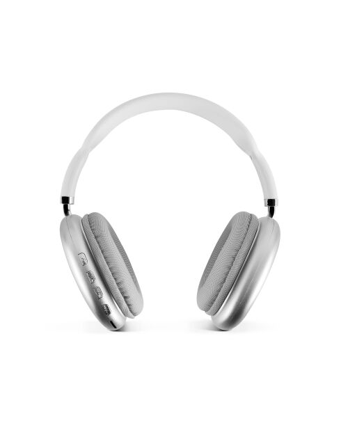 Witte Bluetooth-stereoheadset