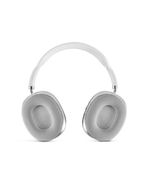 Witte Bluetooth-stereoheadset