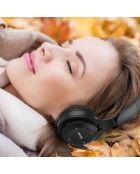 Schwarzes Bluetooth-Stereo-Headset