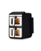 Friggitrice ad aria doppia verticale 7 programmi nera - 11L