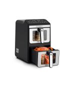 Friggitrice ad aria doppia verticale 7 programmi nera - 11L