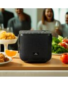 Enceinte Karaoké Portable Sans Fil avec 2 Micros noire