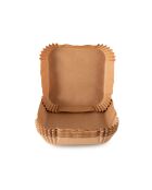 Stampi in carta da forno marrone per friggitrice ad aria - 50 pezzi