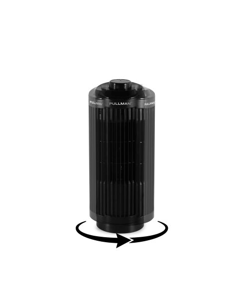Schwarzer Tischventilator - Tower 14