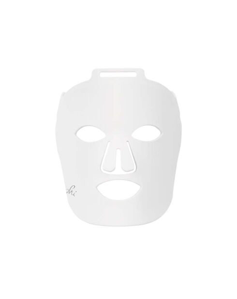 Wit gezichtsmasker met LED-lichttherapie