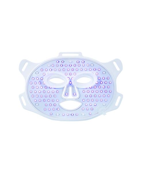 Wit gezichtsmasker met LED-lichttherapie