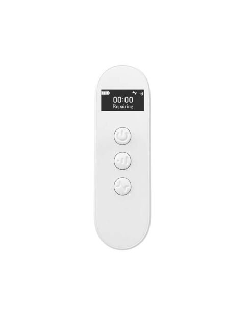 Wit gezichtsmasker met LED-lichttherapie