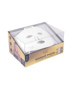 Wit gezichtsmasker met LED-lichttherapie