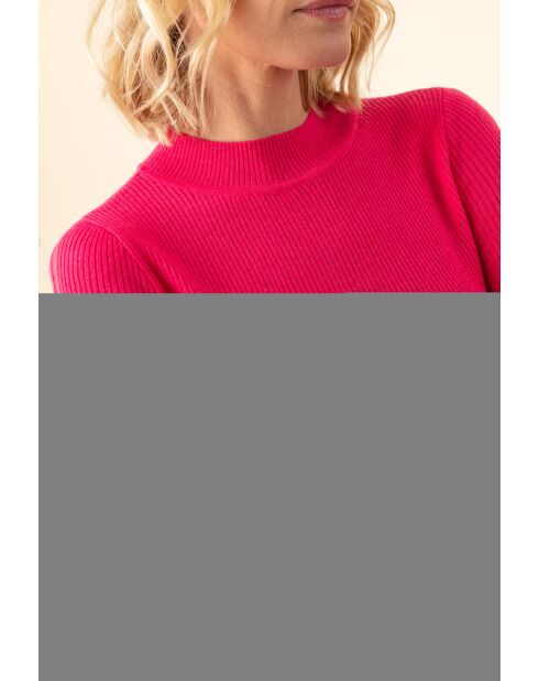 Roze trui van wolmix Koss