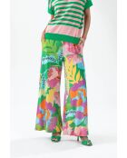 Pantalones con flores de color Emotion