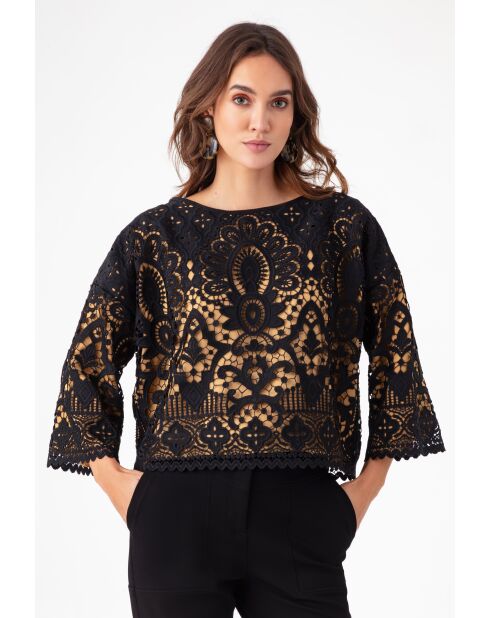 Blusa Jamila in pizzo