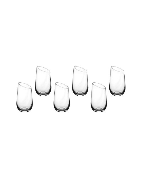 6 durchsichtige Sväva-Becher - 38cl