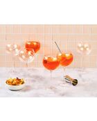 6 verres à pied Sten transparents - 60cl
