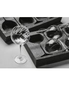 6 verres à pied Sten transparents - 60cl