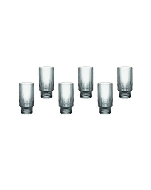 6 bicchieri trasparenti Linje - 38cl
