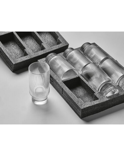 6 bicchieri trasparenti Linje - 38cl