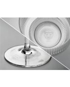 Set completo in vetro trasparente Linje - 24 pezzi