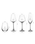 Set completo in vetro trasparente Lagom - 24 pezzi
