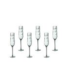 6 durchsichtige Stenflöten - 26cl