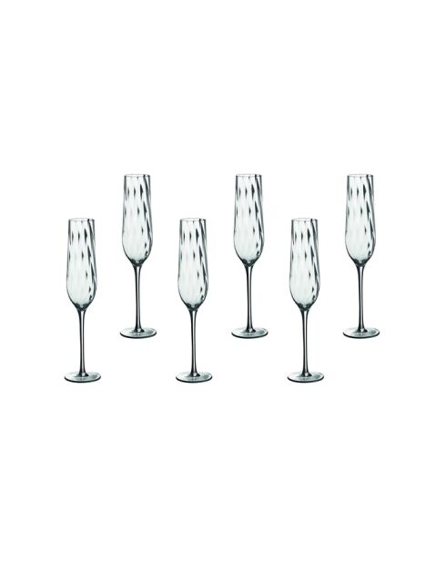 6 durchsichtige Stenflöten - 26cl
