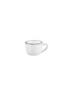 4 Tasses en Grès Napoli blanc neige - 12 cL