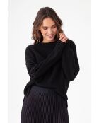 Siana schwarzer Pullover